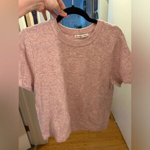 Abercrombie pink sweater t L